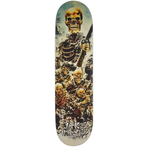 Personalized Skateboard Deck For Young Skaters-Deathwish Hayes Skull Skateboard Deck 8.38"