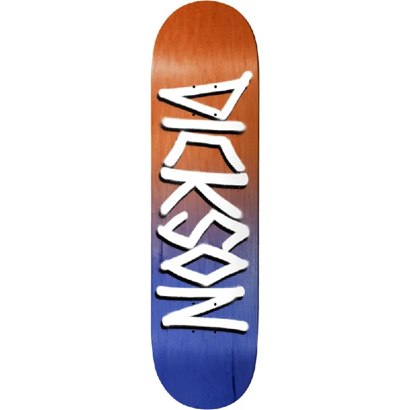 Personalized Skateboard Deck For Brand Logos-Deathwish Jon Dickson Orange/Navy Gang Name Skateboard Deck - 8.25