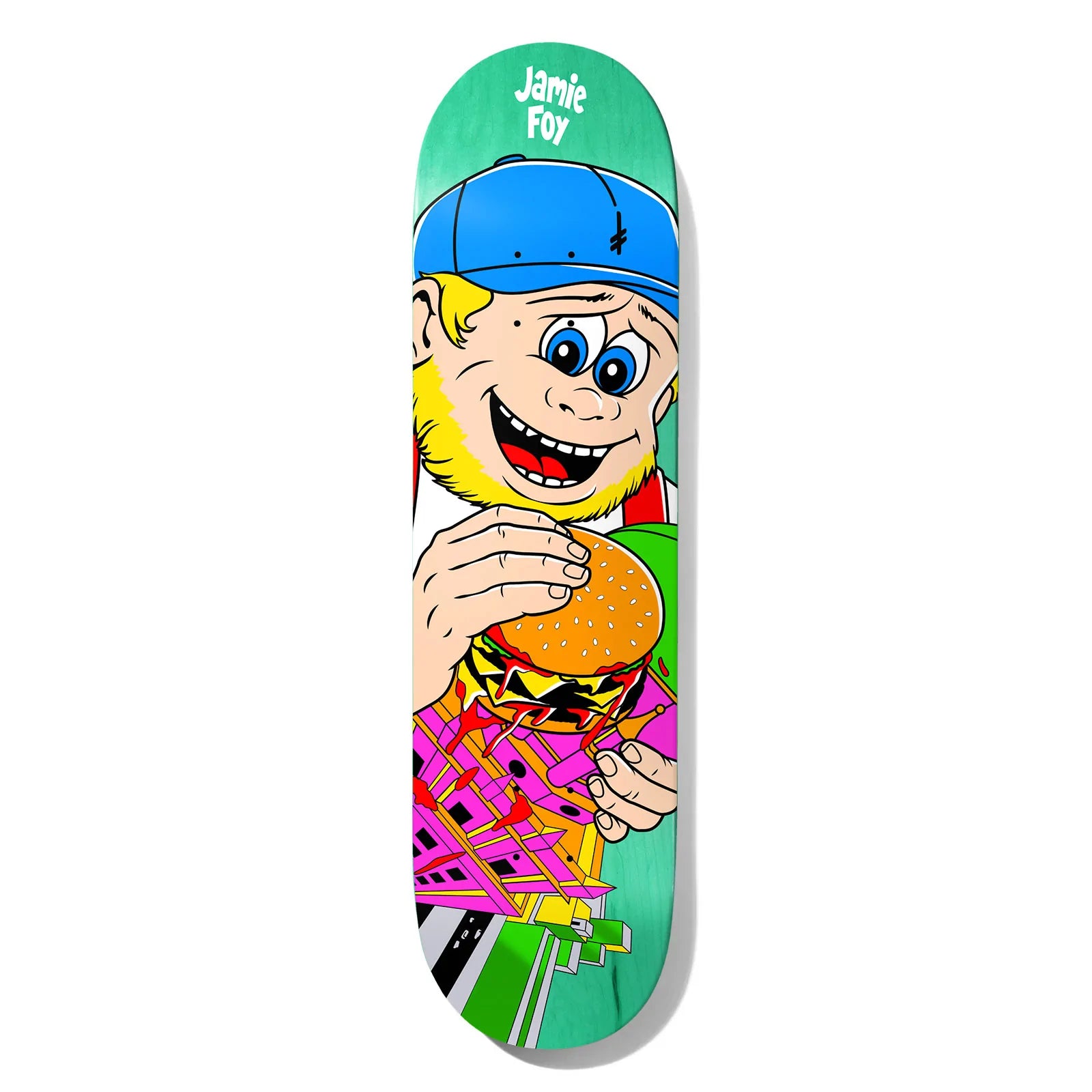 Custom Skateboard Deck For Beginners And Experts-Deathwish King Foy Skateboard Deck  - 8.0