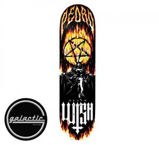 Personalized Skateboard Deck For Graphic Artists-Deathwish Pedro Delfino Dedication Deck 8.25"