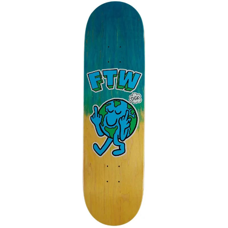 Custom Skateboard Deck For Custom Size Options-DGK Chaos Deck Blue/Yellow Tie Dye Deck 8.5