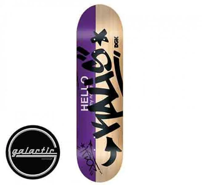 Custom Skateboard Deck For Custom Size-Dgk Hello My Name Is Josh Kalis Deck 8.06"