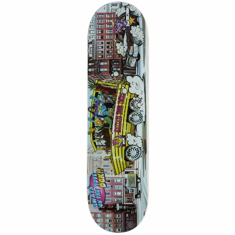 Custom Skateboard Deck For Eco-Friendly Materials-DGK Hood Tours Mazzari Twin Tail Skateboard Deck - 8.25"