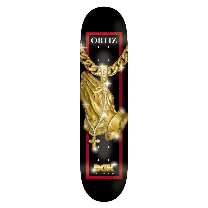 Personalized Skateboard Deck For Indoor Skating-DGK Iced Ortiz Deck 8.38"