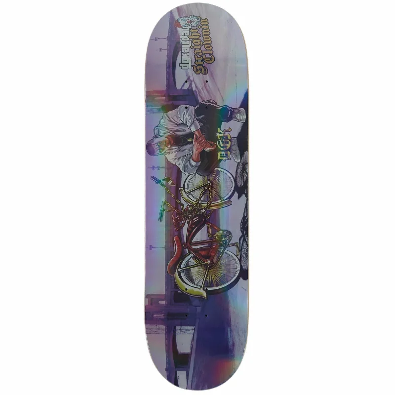 Custom Skateboard Deck With Colorful Designs-DGK Straight Clownin Skateboard Deck - 8.38"