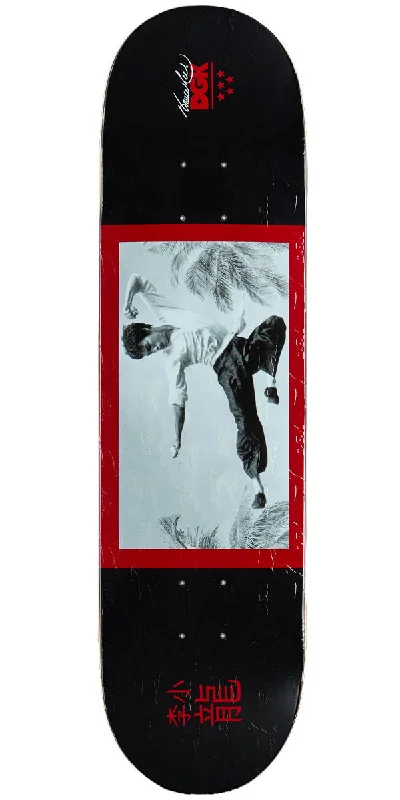 Personalized Skateboard Deck For Skate Deck Art-DGK x Bruce Lee Flying Man Skateboard Deck - Black - 8.25"