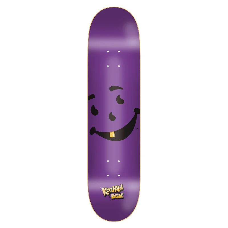 Custom Skateboard Deck For Beginners And Experts-DGK X Kool-Aid Thirst Deck Purple 8.06