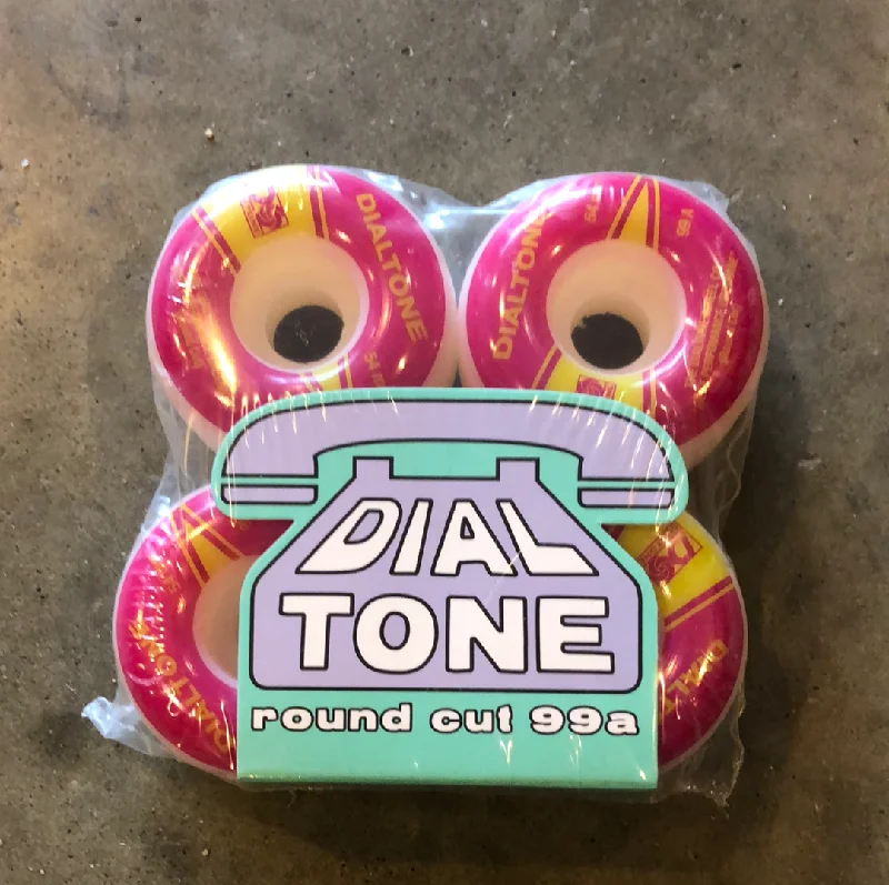 Skateboard Wheels For Heavy-Duty Rides-DIAL TONE WHEELS - ATLANTIC - ROUND CUT - 54mm 99a