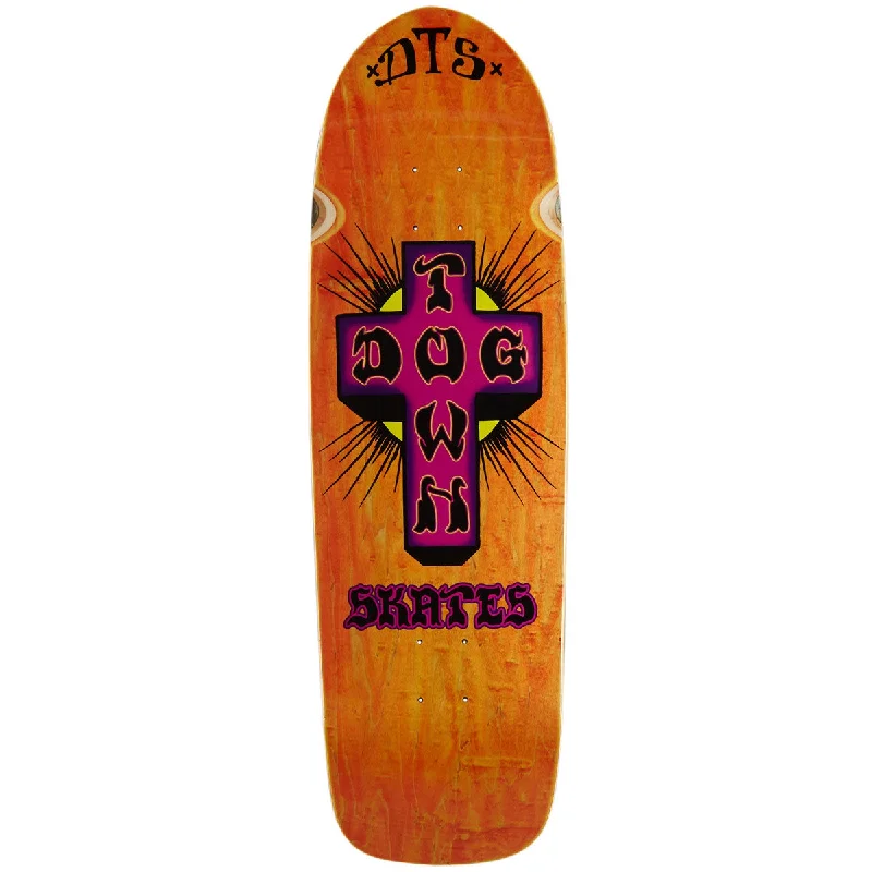 Custom Skateboard Deck For Custom Appearance-Dogtown Bigger Boy Skateboard Deck - Orange Stain - 9.523"