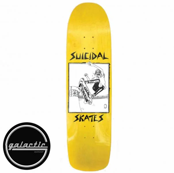 Custom Skateboard Deck For Pop Culture Designs-Dogtown Suicidal Skates Pool Skater Pool Deck 8.5" x 32.075"