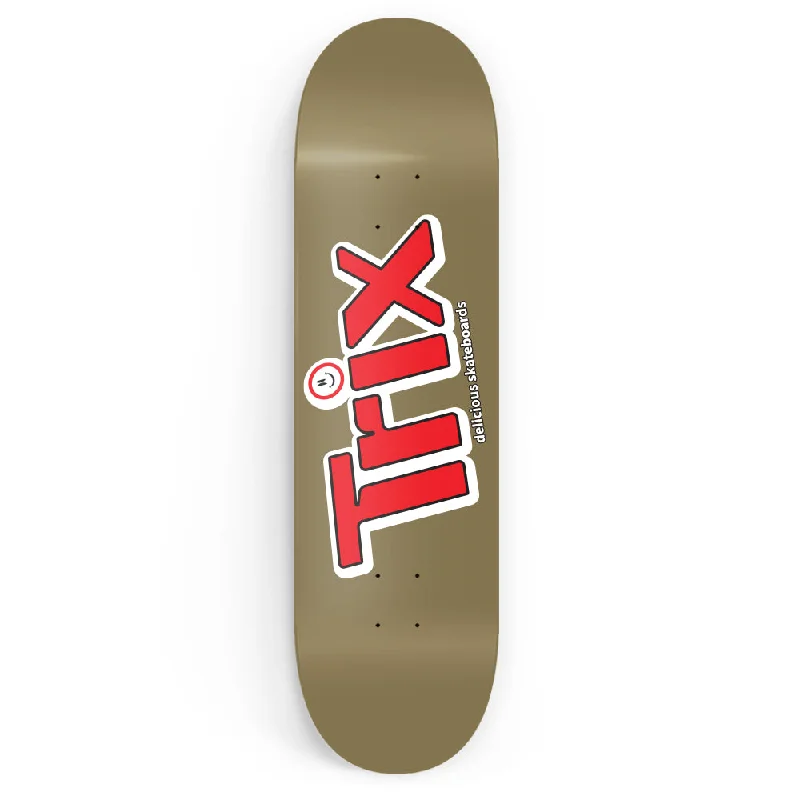 Custom Skateboard Deck For Custom Logo Designs-Edible Concrete Delicious Candy Bar Series Trix Deck  8.25 in