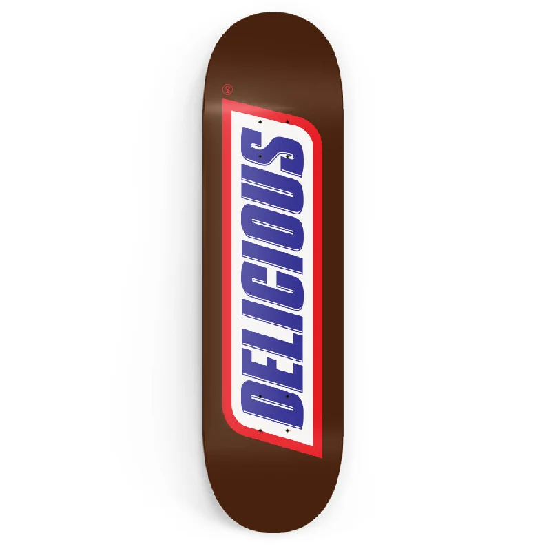 Custom Skateboard Deck For Competition Use-Edible Concrete Delicious Candy Bar Series Deck 7.75 in