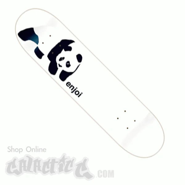 Personalized Skateboard Deck For Travel-Enjoi Whitey Panda Logo Wide R7 Deck 8.5"