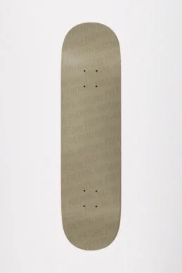 Personalized Skateboard Deck For Skaters-FA Deck Khaki Stamped Embossed - 8.25