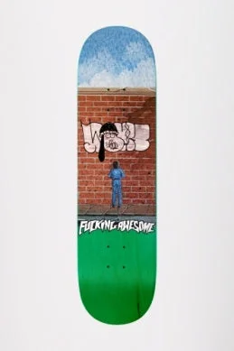 Personalized Skateboard Deck For Beginners-FA Deck Wanto/Dill Crime Face -  8.18