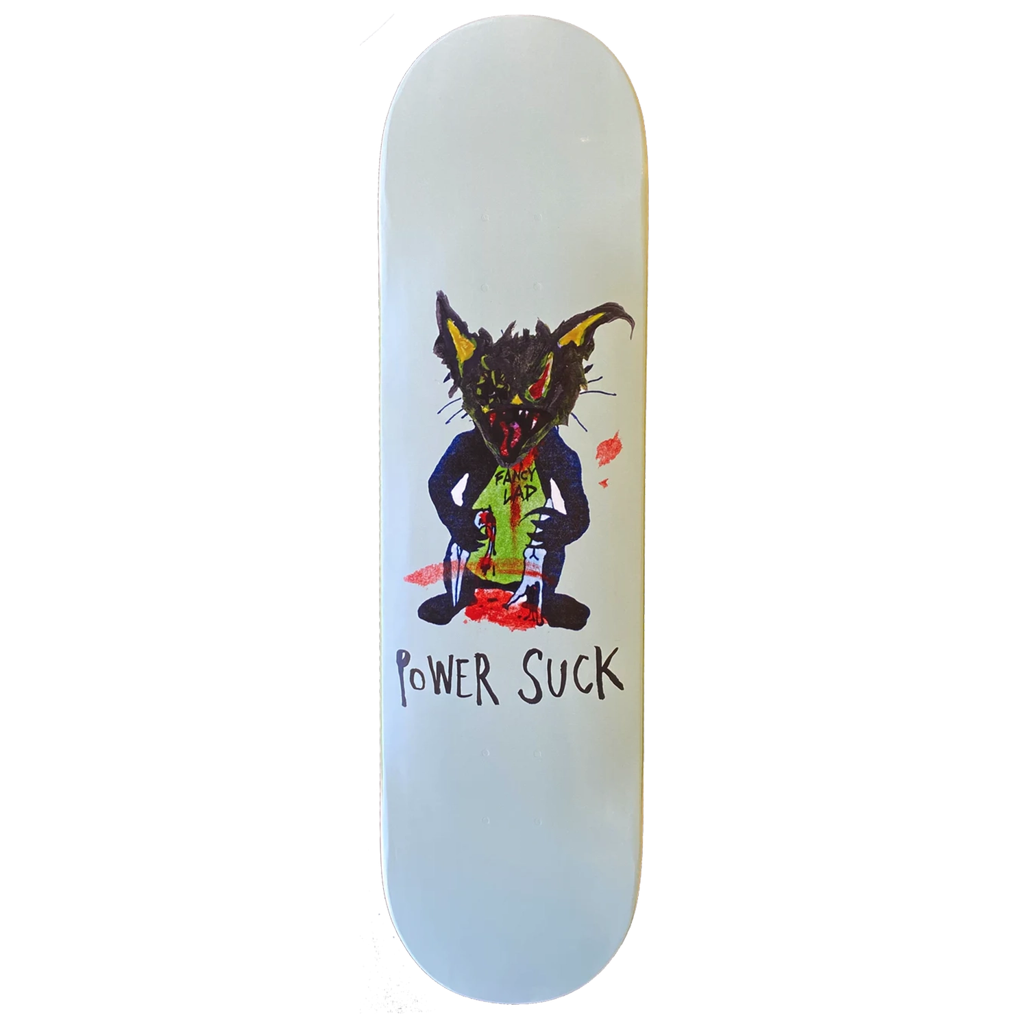 Personalized Skateboard Deck For Trendy Designs-Fancy Lad Power Suck Deck 8.25"