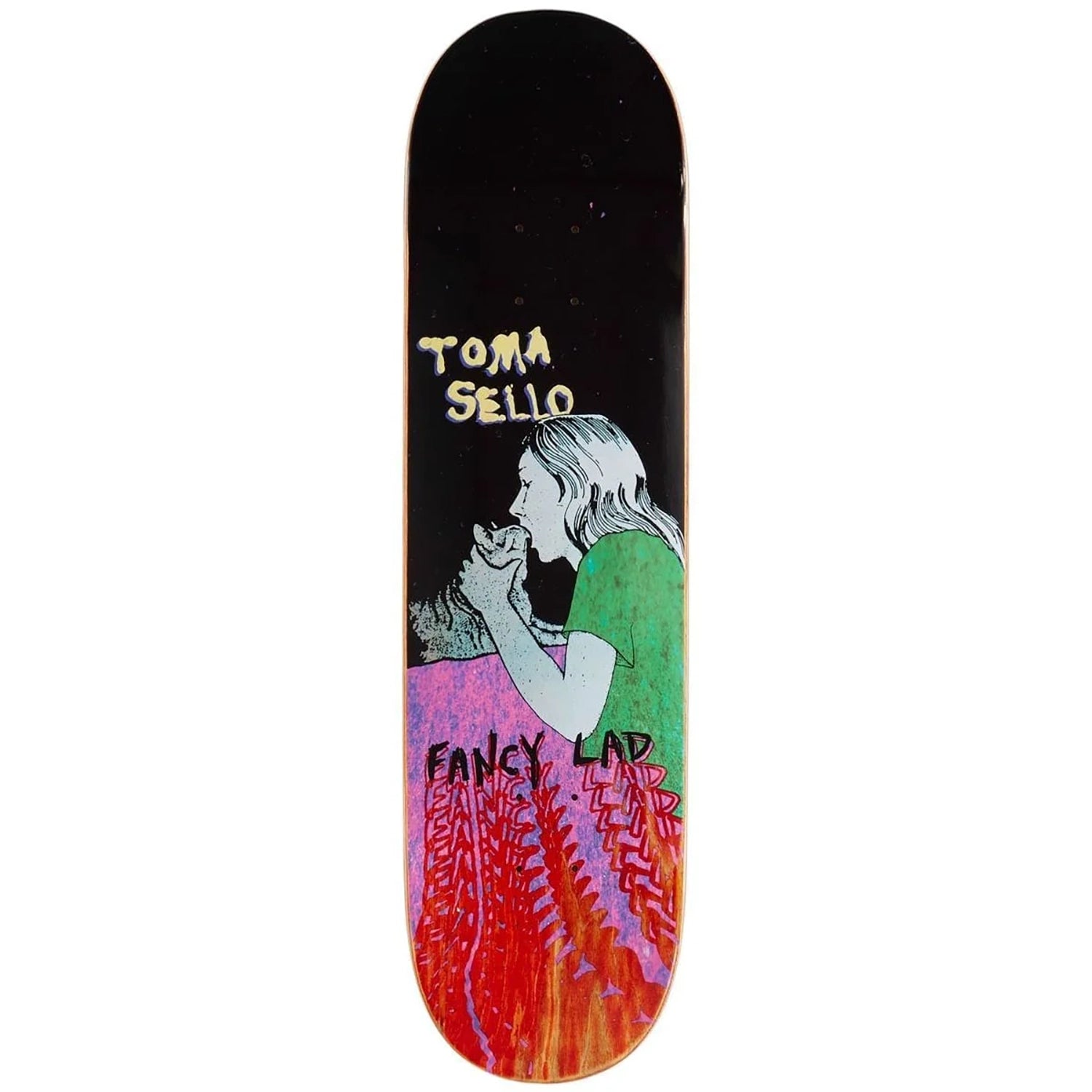 Personalized Skateboard Deck For Skater Look-Fancy Lad Tomasello Cat Deck 8.5"