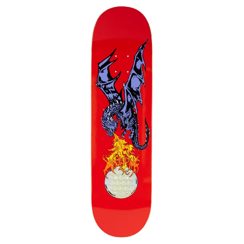 Personalized Skateboard Deck For Skate Brands-Firebreather on Popsicle - Red/Prism Foil - 8.5"