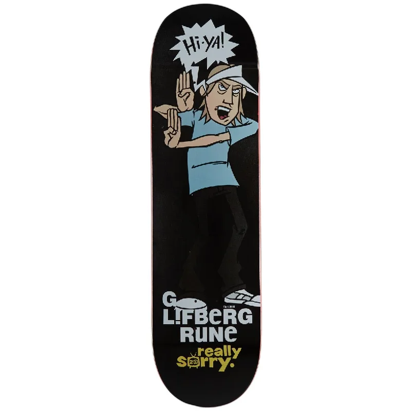 Personalized Skateboard Deck For Custom Artwork-Flip Glifberg Really Sorry 20th Anniversary Skateboard Deck - 8.50"