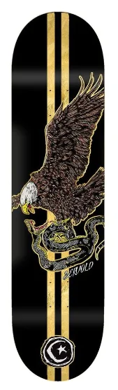 Custom Skateboard Deck For Board Riders-Foundation Dakota Servold Eagle Black Deck 8.25 in