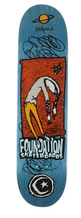 Personalized Skateboard Deck For Custom Graphics-Foundation Super Co Servold Deck 8 in