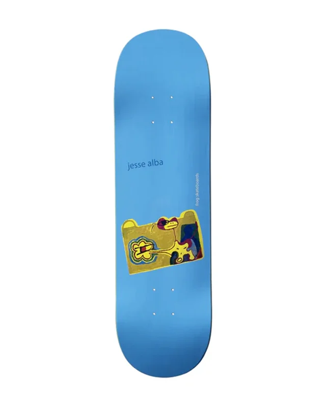 Personalized Skateboard Deck For Beginners-Alba Painting 8.5" Deck