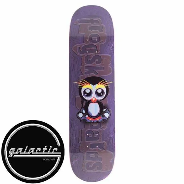 Personalized Skateboard Deck For Rides With Style-Frog Secret Penguin Deck 8.18"