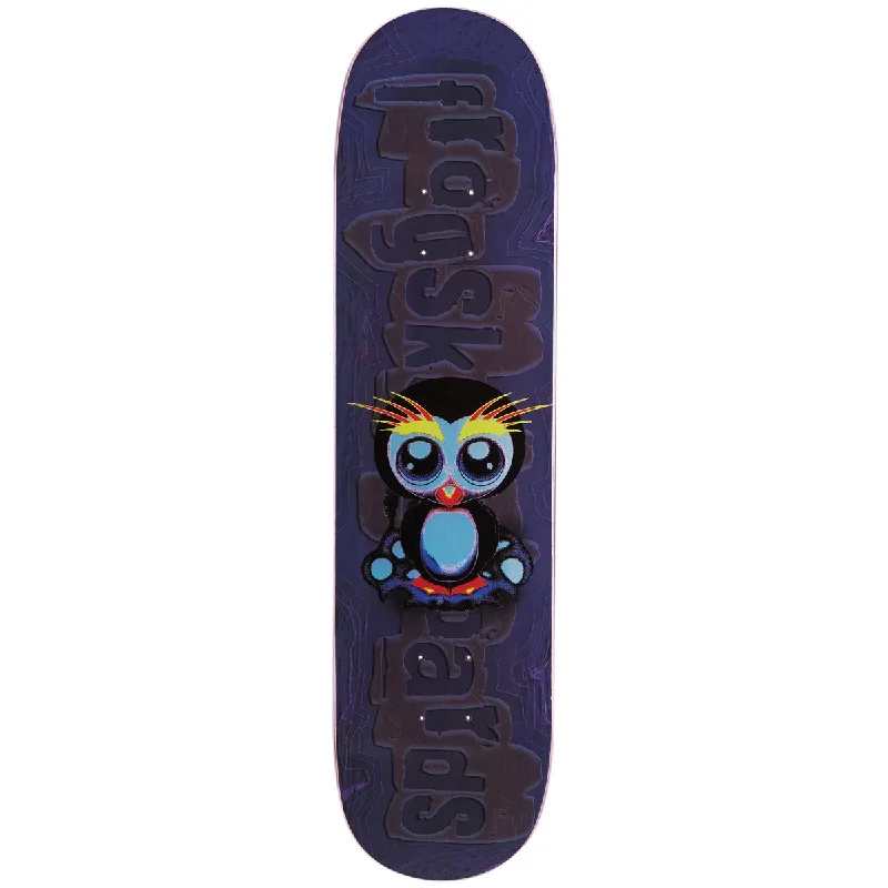 Custom Skateboard Deck For High-Speed Skateboarding-Frog Secret Penguin Frankie Decker Skateboard Deck - Dark Blue - 7.75"