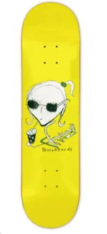 Custom Skateboard Deck For Custom Stain Finish-Frog Skateboards Iced Coffee Girl 8 in