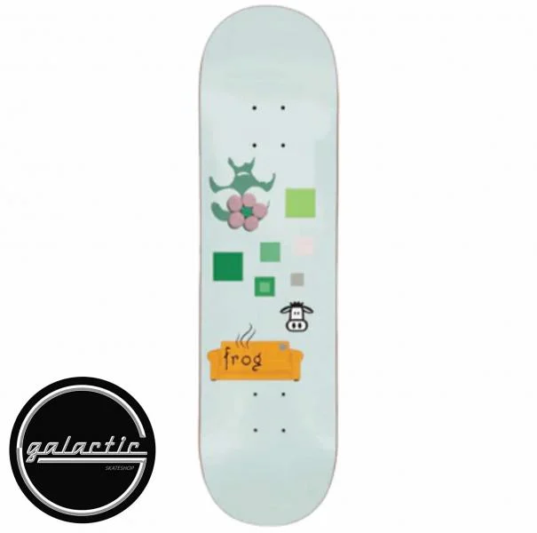 Personalized Skateboard Deck For Fun Rides-Frog Stinky Couch Deck 8.125"