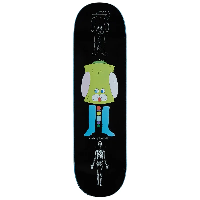 Personalized Skateboard Deck For Urban Riders-Frog Vector World Chris Milic Skateboard Deck - Black - 8.60"