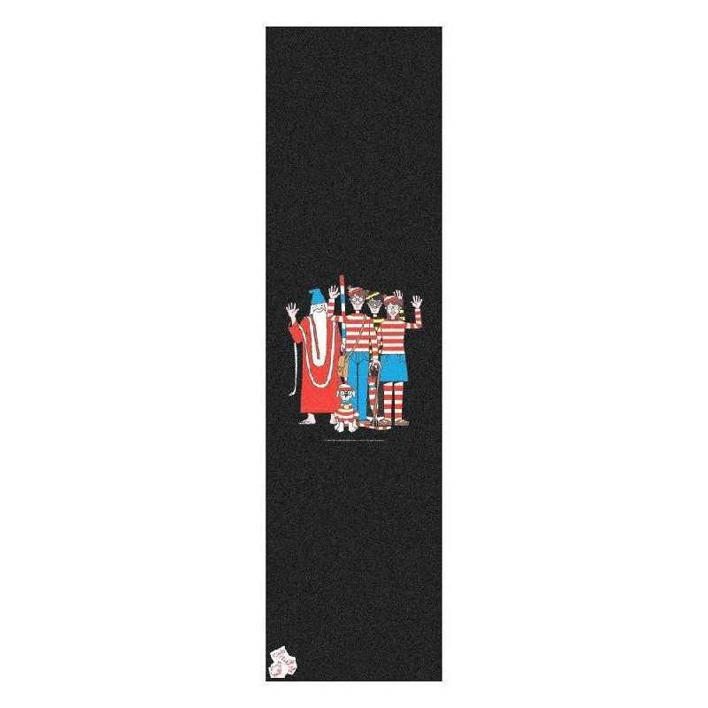 Skateboard Grip Tape For Better Skateboard Feel-Fruity Where's Wally Griptape Series (9" x 33")