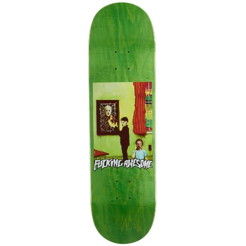 Custom Skateboard Deck For Limited Edition-Fucking Awesome Aidan Painted By Rox Hollingsworth Skateboard Deck - 8.44"