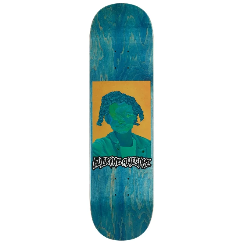 Custom Skateboard Deck For Special Events-Fucking Awesome Beatrice Painted By Ranee Henderson Skateboard Deck - 8.25"