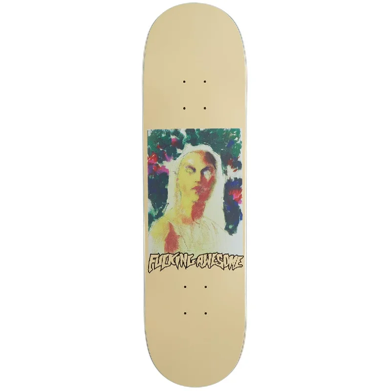 Personalized Skateboard Deck For Board Collectors-Fucking Awesome Painted Woman Skateboard Deck - 8.25"