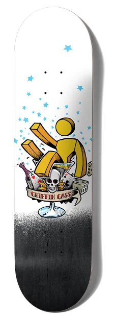 Personalized Skateboard Deck For Tricks-Gass Man's Ruin | 8.25"