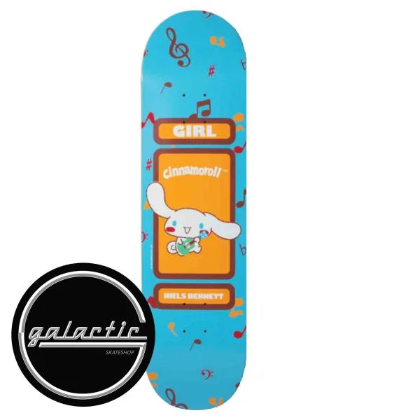 Custom Pro Skateboard Deck-Girl Bennett Hello Kitty And Friends Deck 8.5"