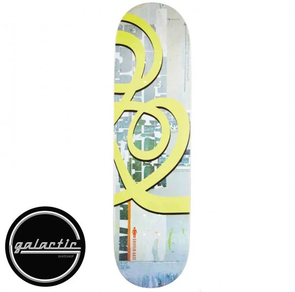 Custom Skateboard Deck For High-Speed Rides-Girl McCrank Jenkins 30 Swirls Deck 8.5"