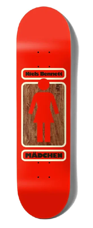 Personalized Skateboard Deck For Skating Gear-Girl Skateboards Niels Bennett Madchen Deck 8.125 in