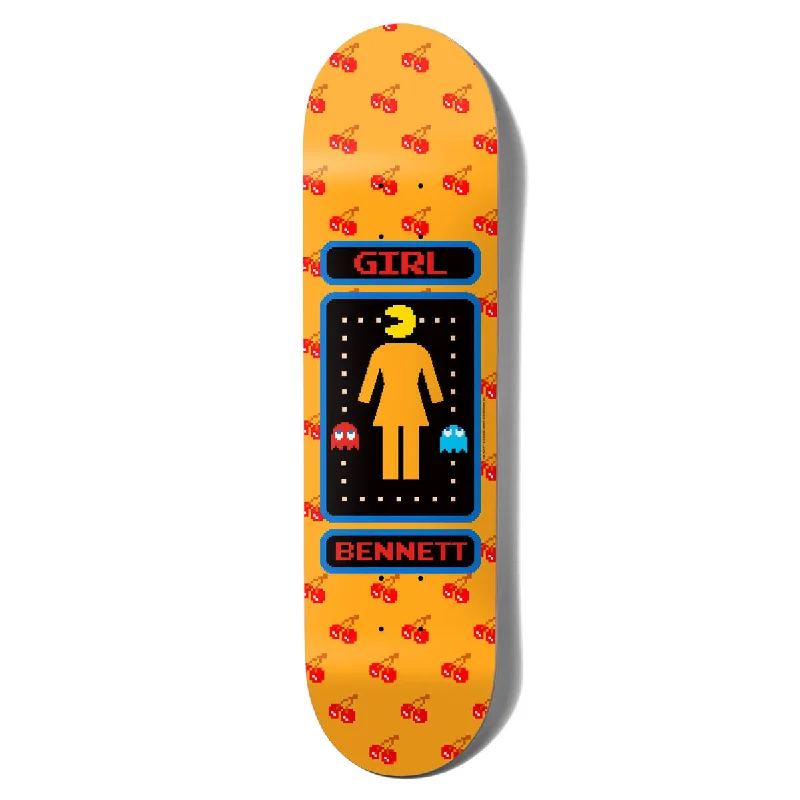 Personalized Skateboard Deck For Detailed Designs-Girl x Pac-Man Bennett Deck - Assorted Sizes