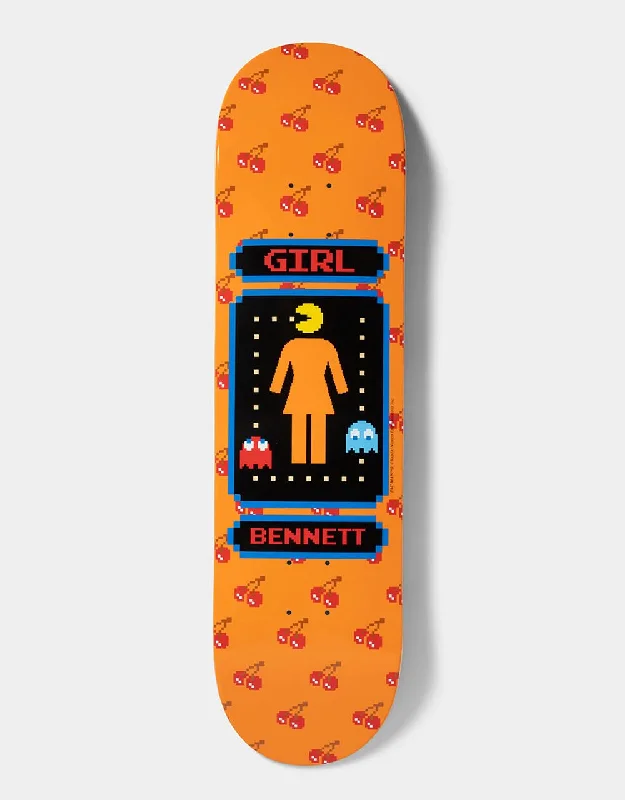 Personalized Skateboard Deck For Classic Look-Girl x Pac-Man Bennett G053 Skateboard Deck - 8.5"