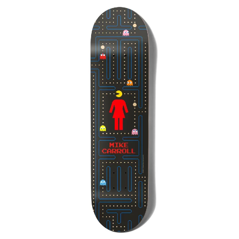 Personalized Skateboard Deck For Advanced Skating-Girl x Pac-Man Carroll Deck - Assorted Sizes