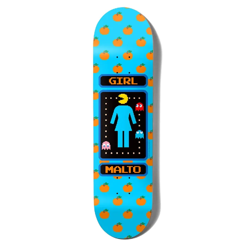 Personalized Skateboard Deck For Fast Rides-Girl x Pac-Man Malto Deck - Assorted Sizes