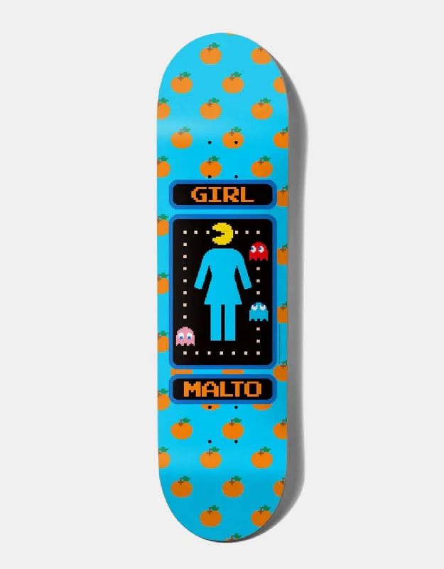 Custom Skateboard Deck For Custom Graphics Printing-Girl x Pac-Man Malto G089 Skateboard Deck - 8.25"