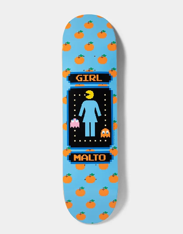 Custom Skateboard Deck For Shred Gear-Girl x Pac-Man Malto G096 Skateboard Deck - 8.5"