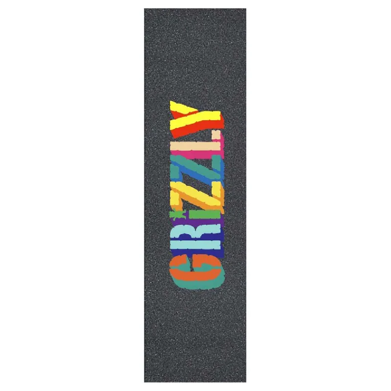 Skateboard Grip Tape For Better Power Turns-Grizzly Grip Claymation Graphic Griptape