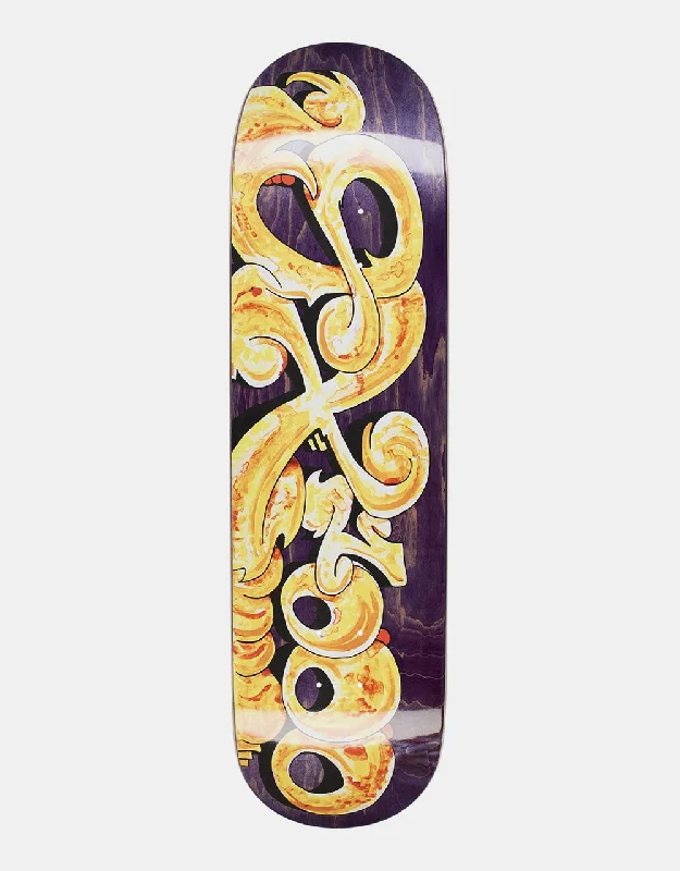 Custom Skateboard Deck For High-Speed Skateboarding-GX1000 Bloody Gold Skateboard Deck - 8.625"