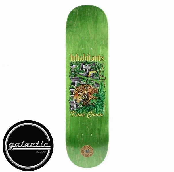 Custom Skateboard Deck For Kids With Bold Designs-Habitat Kaue Cossa Inhabitants Deck 8.25"