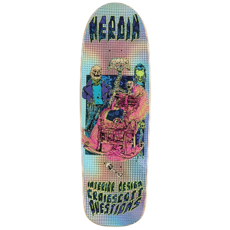 Personalized Skateboard Deck For Long Rides-Heroin Craig Questions Hellscape Skateboard Deck - 10.00"