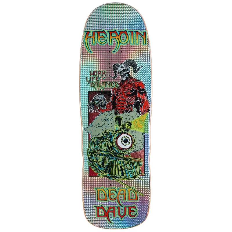 Custom Skateboard Deck For Competition Use-Heroin Dead Dave Hellscape Skateboard Deck - 10.10"